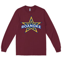 Burgundy roanoke rail yard dawgs Long Sleeve Tee - linhVisuals