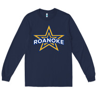 Navy roanoke rail yard dawgs Long Sleeve Tee - linhVisuals