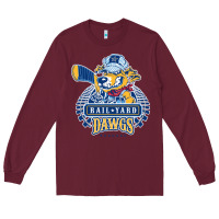 Burgundy roanoke rail yard dawgs Long Sleeve Tee - linhVisuals