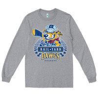 Heather Grey roanoke rail yard dawgs Long Sleeve Tee - linhVisuals
