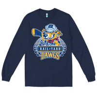 Navy roanoke rail yard dawgs Long Sleeve Tee - linhVisuals