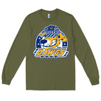 Army Green roanoke rail yard dawgs Long Sleeve Tee - linhVisuals