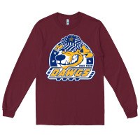 Burgundy roanoke rail yard dawgs Long Sleeve Tee - linhVisuals