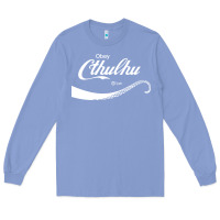Colony Blue Obey Cthulhu Long Sleeve Tee - linhVisuals