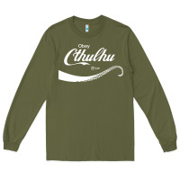 Army Green Obey Cthulhu Long Sleeve Tee - linhVisuals