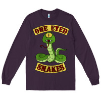 Plum one eyed snakes Long Sleeve Tee - linhVisuals