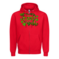 Red unpinchable Zipper Hoodie - RanaPortraitStore