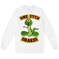 White one eyed snakes Long Sleeve Tee - linhVisuals