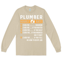 Mushroom funny plumber gifts   plumber hourly rate hoodie Long Sleeve Tee - linhVisuals