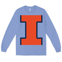 Colony Blue Illinois Fighting Illini, Merch Long Sleeve Tee - linhVisuals