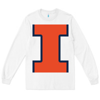 White Illinois Fighting Illini, Merch Long Sleeve Tee - linhVisuals