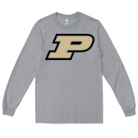 Heather Grey Purdue Boilermakers, merch Long Sleeve Tee - linhVisuals
