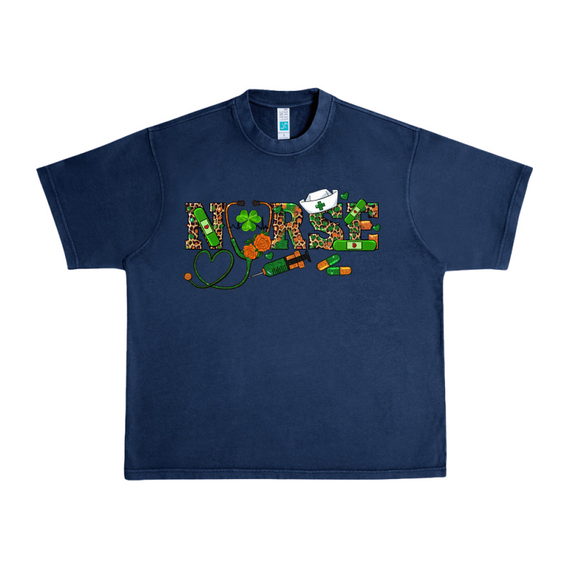 St Patrick's Day Nurse Urban Heavy Tee by RanaPortraitStore | Teevron