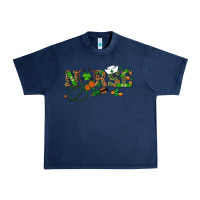 Navy st patrick's day nurse Urban Heavy Tee - RanaPortraitStore