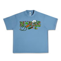 Pebble Blue st patrick's day nurse Urban Heavy Tee - RanaPortraitStore