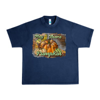 Navy hey there pumpkin Urban Heavy Tee - BundleAndBundleShop