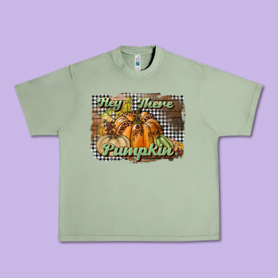 Hey There Pumpkin Urban Heavy Tee Designed By Bundleandbundleshop