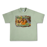 Oil Green hey there pumpkin Urban Heavy Tee - BundleAndBundleShop