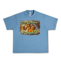 Pebble Blue hey there pumpkin Urban Heavy Tee - BundleAndBundleShop