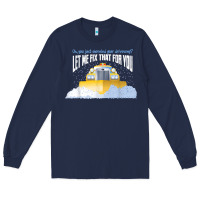 Navy funny snow plow driver shirt   gift for snowplow drivers t shirt Long Sleeve Tee - linhVisuals