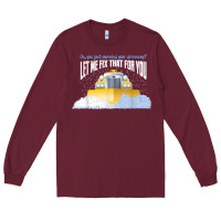 Burgundy funny snow plow driver shirt   gift for snowplow drivers t shirt Long Sleeve Tee - linhVisuals
