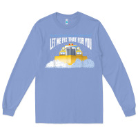 Colony Blue funny snow plow driver shirt   gift for snowplow drivers t shirt Long Sleeve Tee - linhVisuals