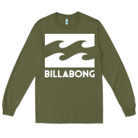 Army Green BILLABONG WAVE Long Sleeve Tee - linhVisuals