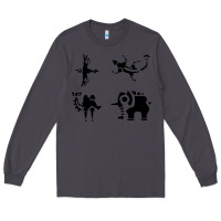 Smoke divine beasts symbols Long Sleeve Tee - linhVisuals