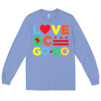 Colony Blue #love dc go go Long Sleeve Tee - linhVisuals
