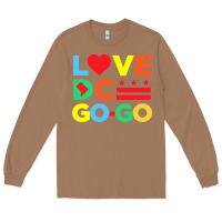 Toasted Coconut #love dc go go Long Sleeve Tee - linhVisuals