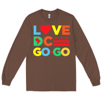 Chestnut #love dc go go Long Sleeve Tee - linhVisuals