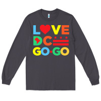Smoke #love dc go go Long Sleeve Tee - linhVisuals