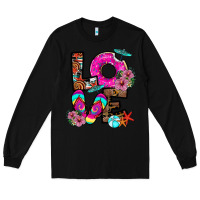 Black Love Summer Long Sleeve Tee - CowhideDigitalArt