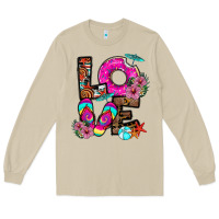 Mushroom Love Summer Long Sleeve Tee - CowhideDigitalArt