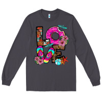 Smoke Love Summer Long Sleeve Tee - CowhideDigitalArt