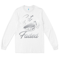 White get faded barber barbershop hairdresser pullover hoodie Long Sleeve Tee - linhVisuals