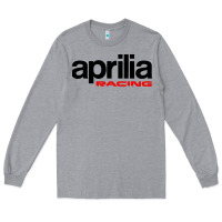 Heather Grey aprillian racing Long Sleeve Tee - linhVisuals
