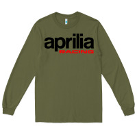 Army Green aprillian racing Long Sleeve Tee - linhVisuals