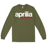 Army Green aprillian racing Long Sleeve Tee - linhVisuals