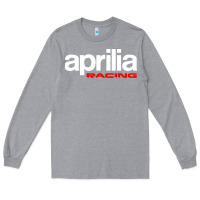 Heather Grey aprillian racing Long Sleeve Tee - linhVisuals