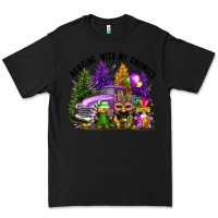Black mardi gras hanging with my gnomies Premium Tee - FaDigitalArtStudio