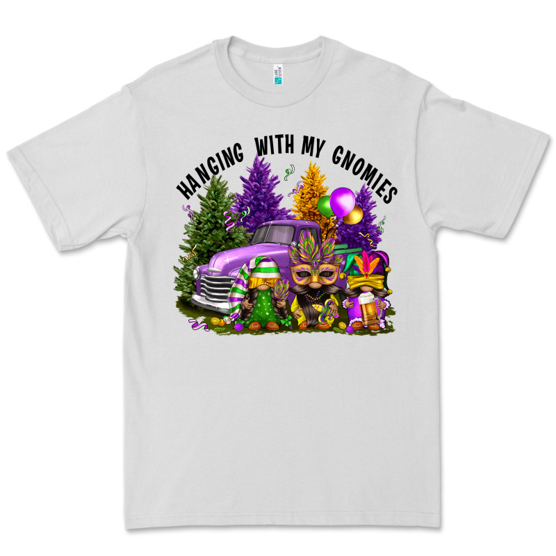Mardi Gras Hanging With My Gnomies Premium Tee by FaDigitalArtStudio | Teevron