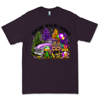 Plum mardi gras hanging with my gnomies Premium Tee - FaDigitalArtStudio