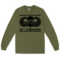 Army Green army 82nd airborne Long Sleeve Tee - linhVisuals