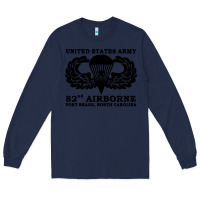 Navy army 82nd airborne Long Sleeve Tee - linhVisuals