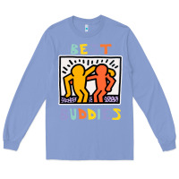 Colony Blue best buddies has landed Long Sleeve Tee - linhVisuals