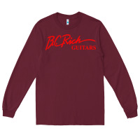 Burgundy bc rich guitar Long Sleeve Tee - linhVisuals