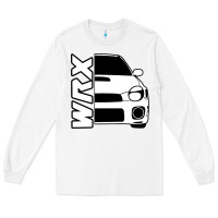White W R X cars Long Sleeve Tee - linhVisuals