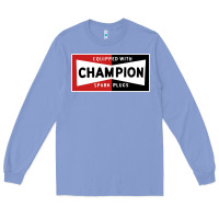 Colony Blue champion spark plugs company Long Sleeve Tee - linhVisuals