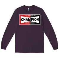 Plum champion spark plugs company Long Sleeve Tee - linhVisuals
